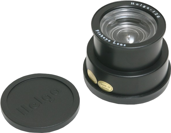 Holga 120 Fisheye Lens - Lomography Holga 120 Camera Fisheye Lens Adapter Super (663x663), Png Download