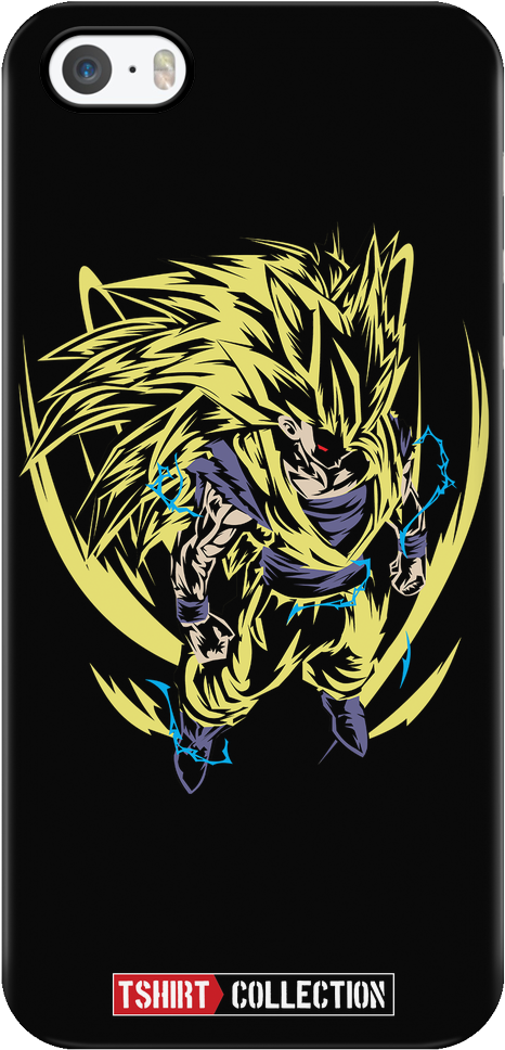 Super Saiyan Goku Iphone 5, 5s, 6, 6s, 6 Plus, 6s Plus - Super Saiyan Goku Sf00445 (1024x1024), Png Download