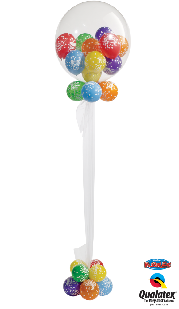 Personalised Gumball Bubble Balloon (582x1080), Png Download