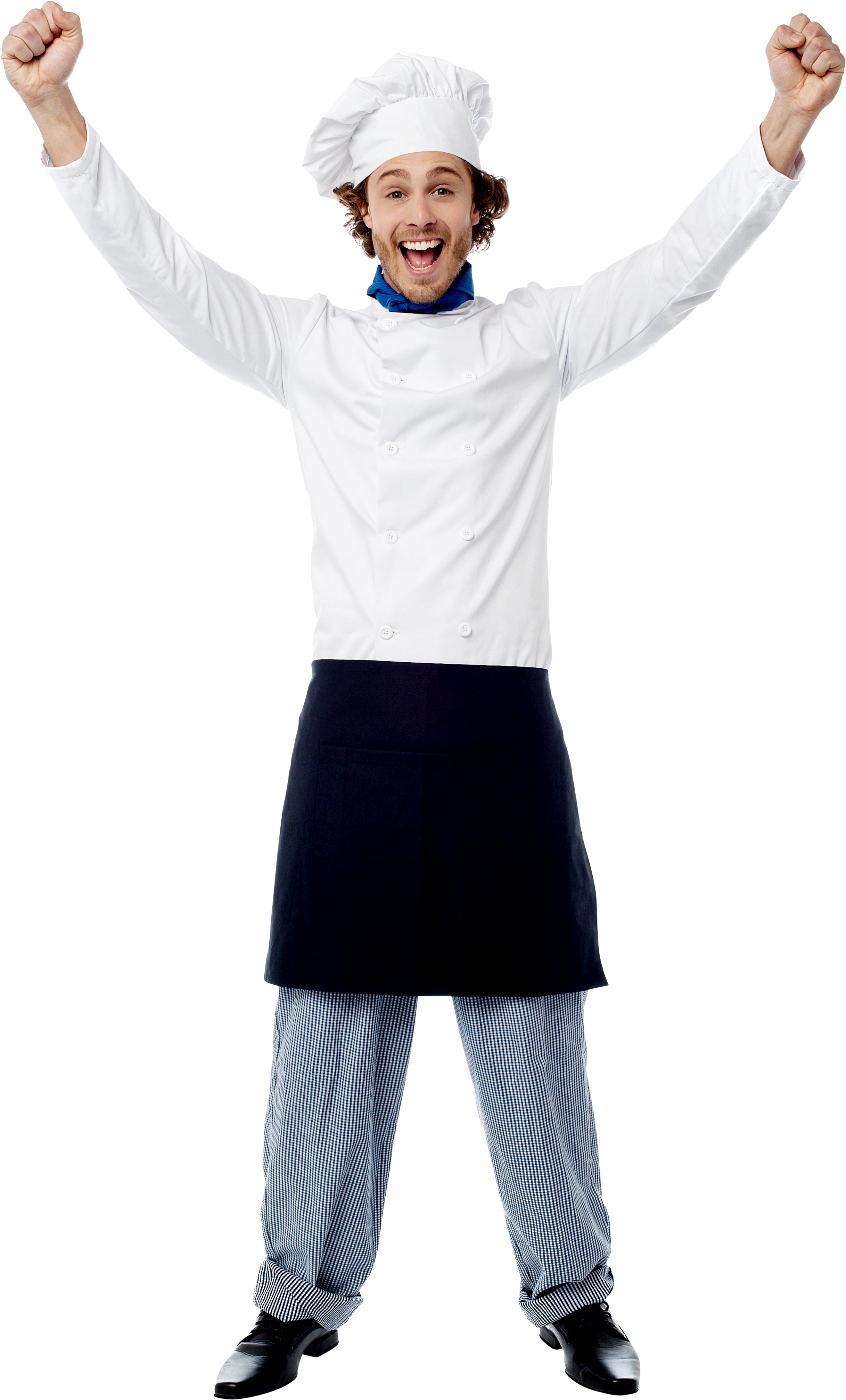 Full Length Chefs Uniform (3200x4809), Png Download