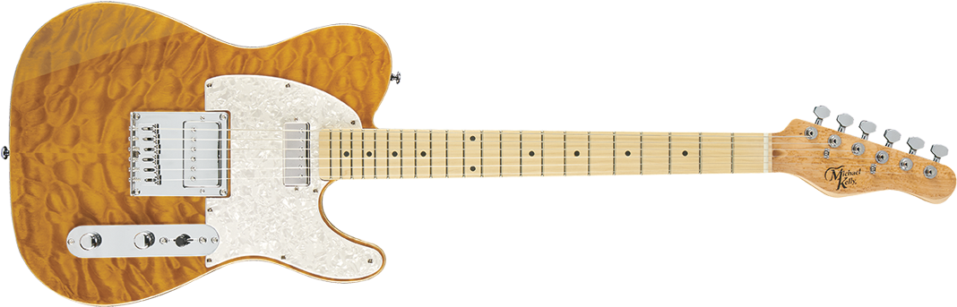 Mod Shop 55 Fralin - Guitare Michael Kelly 1955 (1100x343), Png Download