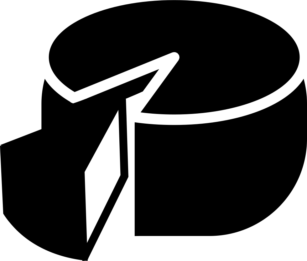 Cheese With Little Triangular Piece Svg Png - Queso Vector Png (980x836), Png Download