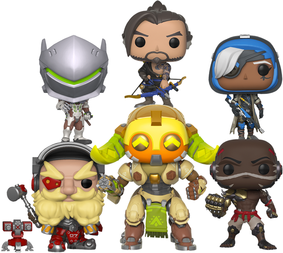 Omnic Threat Pop Vinyl Bundle (993x889), Png Download