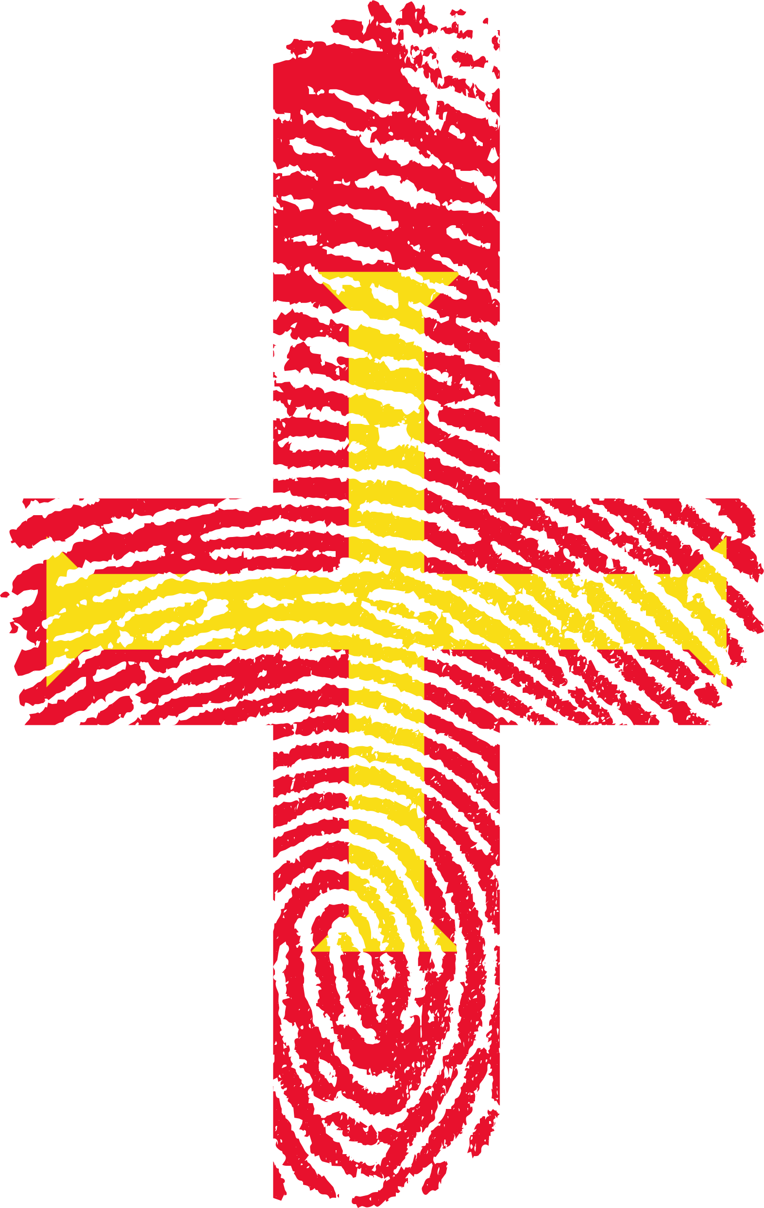 Guernsey Flag Fingerprint Country 662684 - Trinidad And Tobago Flags (1573x2488), Png Download
