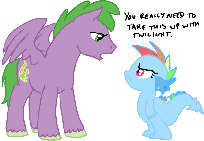 Bux, Dragon, Dragonified, Duo, Earth Pony, Eye Contact, - Horse (900x620), Png Download