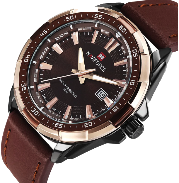 Looking For Beauty And Comfort - Naviforce Men Watches Luxury Brand Men's Quartz Sport (611x624), Png Download