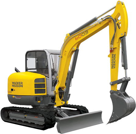 Excavator Png - Wacker Neuson 6503 (700x466), Png Download