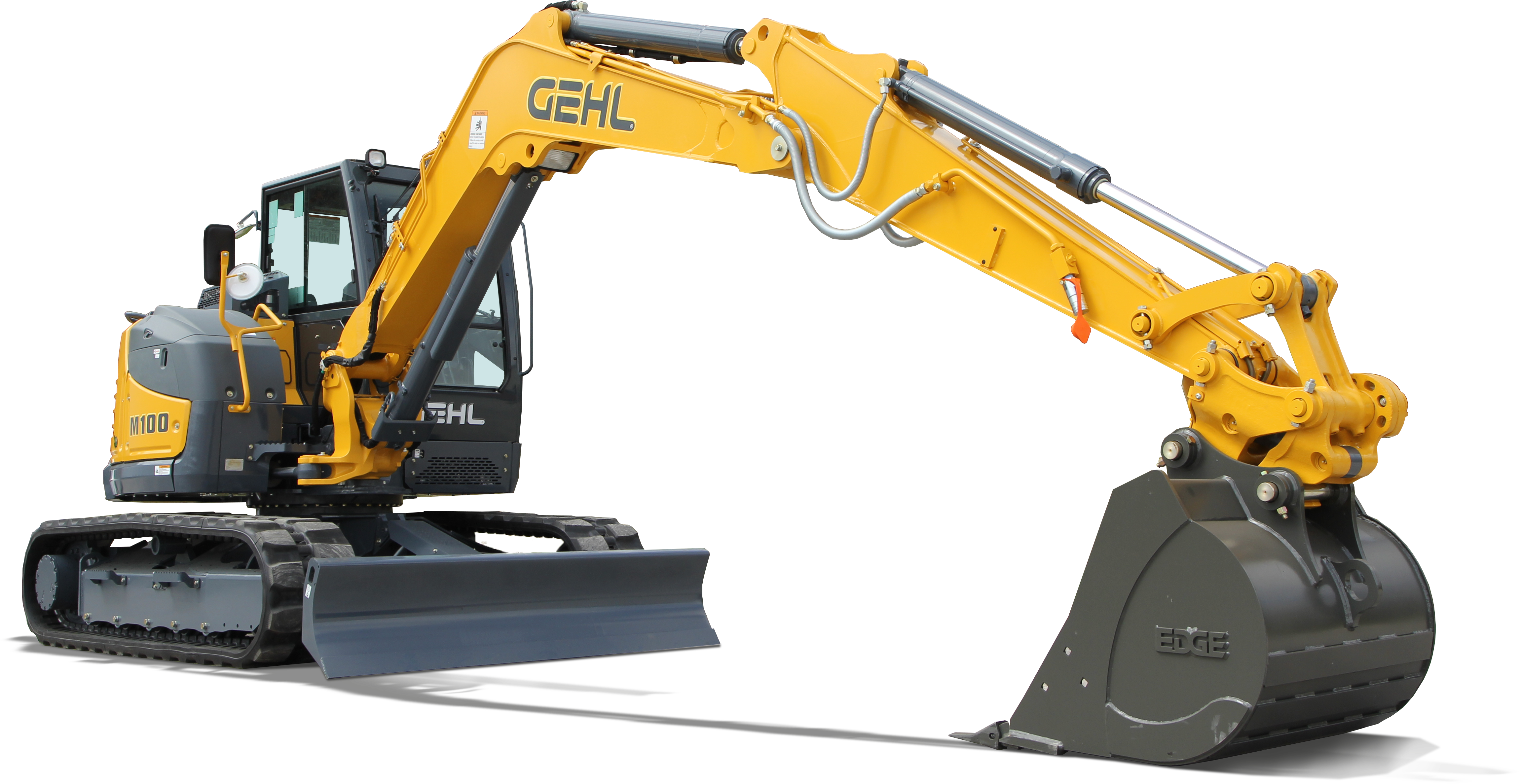 M08 Excavator - Gehl M100 (4848x2544), Png Download