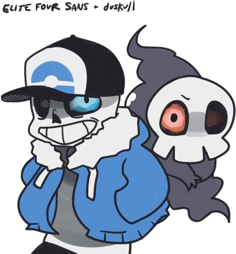 I Can't Draw Papyrus Xd This Is How I See This Scene - Duskull Sans (894x894), Png Download