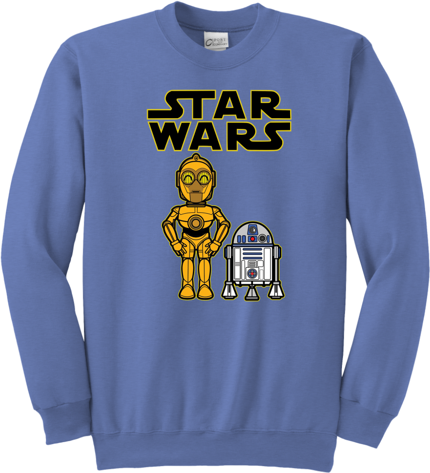 Star Wars Kid For Children C3po Rsd2 Round Collar Youth - Boba Fett Star Wars Holiday Special Gentle Giant Animated (1024x1024), Png Download