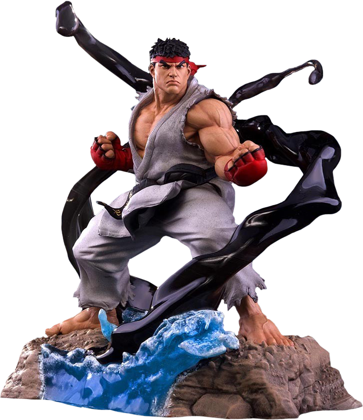 Ryu - Street Fighter V Statue 1/6 Ryu V-trigger 32 Cm (727x841), Png Download