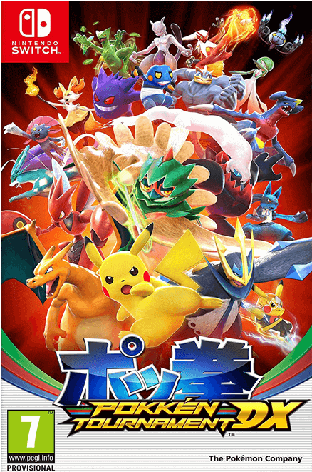 Pokken Tournament Dx - Nintendo Switch Pokemon Dx (552x700), Png Download
