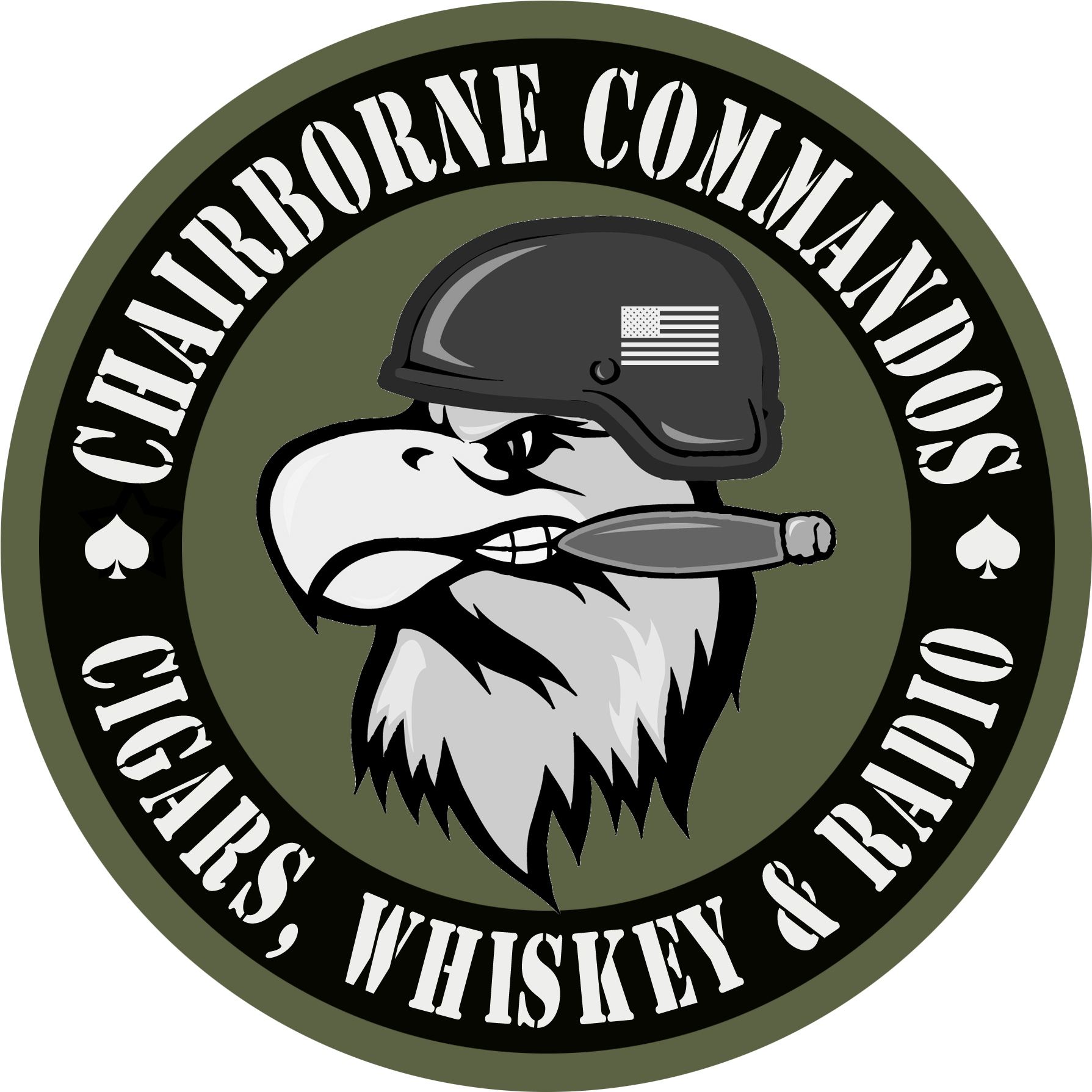 3" Round Smoking Eagle - Commandos Behind Enemy Lines Pc (1800x1800), Png Download