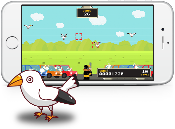 Hyper Seagull Skeet Shooting (702x519), Png Download