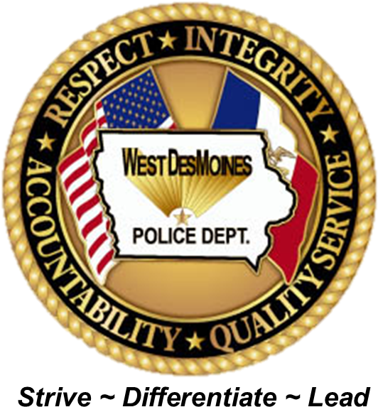 West Des Moines Police Department (668x643), Png Download