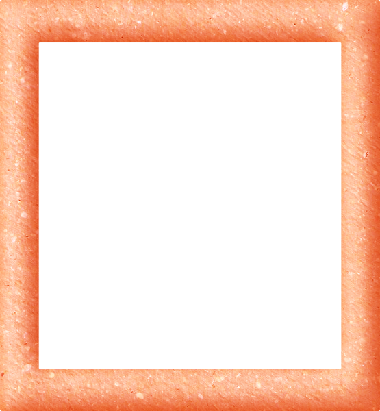 Orange Frame Png Transparent Image - Picture Frame (555x600), Png Download