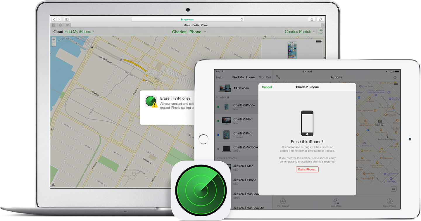 Source - Apple - Find My Iphone Apple Pay (1440x756), Png Download