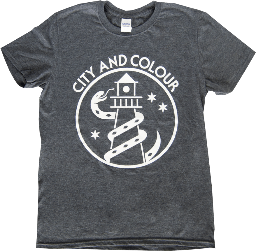 Lighthouse T-shirt - Dark Heather - Apparel - City - City And Colour Lighthouse (1140x975), Png Download
