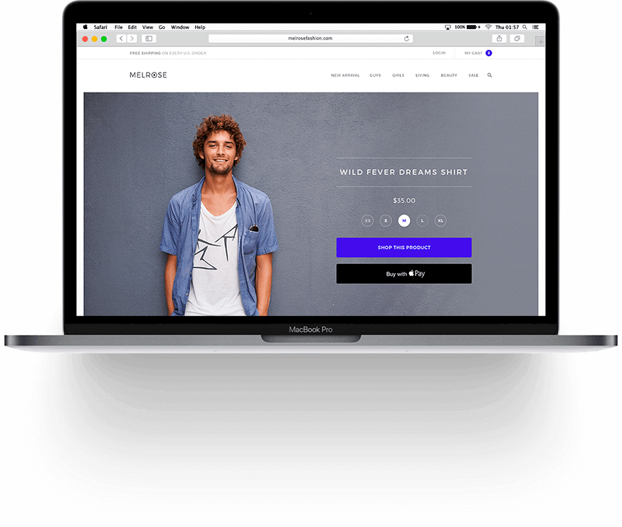 Setting Up Apple Pay Is Simple On Miva - Led-backlit Lcd Display (874x741), Png Download