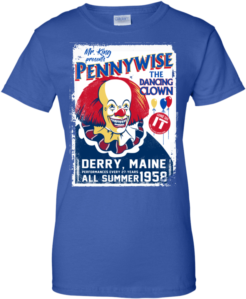 Clown Shirt Png Vector Free Library - Pennywise Shirt (1024x1024), Png Download