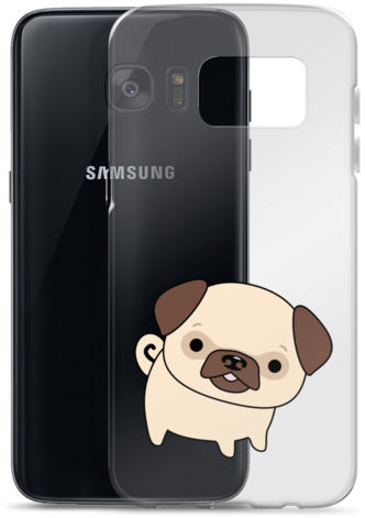 Pug Head Tilt - Samsung Galaxy (580x580), Png Download