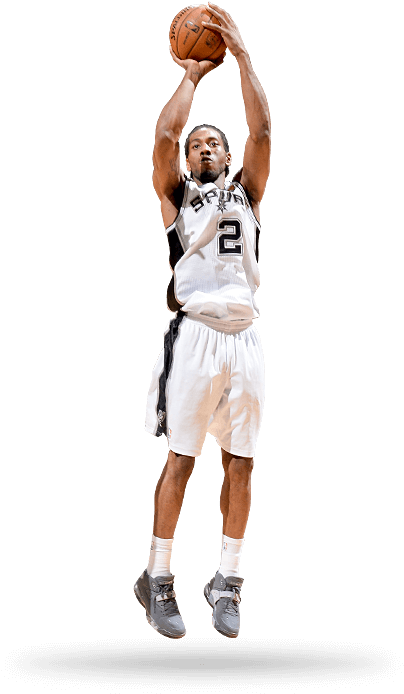 Kawhi Leonard - Block Basketball (440x700), Png Download