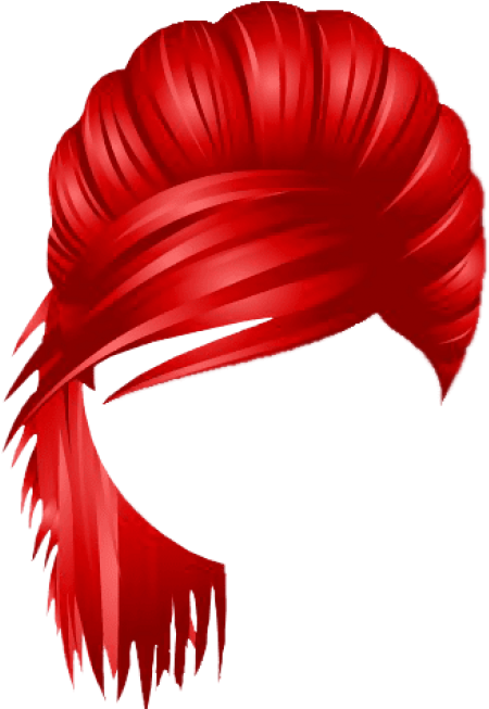 Vector Freeuse Download Nyc Party Pulled Back Hair - Red Hair Clipart (349x482), Png Download