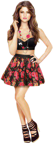 Png Selena Gomez - Christina Perri And Selena Gomez (500x500), Png Download