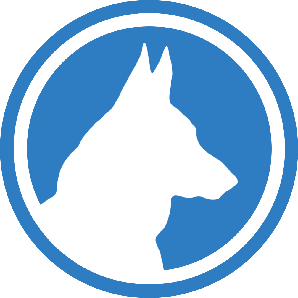 German Shepherd Dog Logos (1007x1007), Png Download