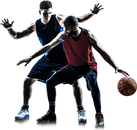 Basketball On Dish - Street Ball Player Png (829x560), Png Download