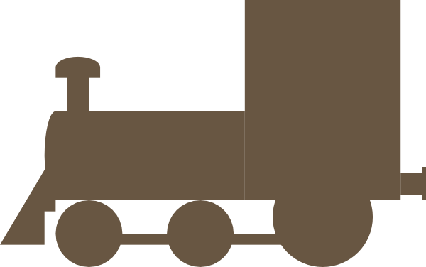 Brown Train Locomotive Svg Clip Arts 600 X 376 Px (600x376), Png Download