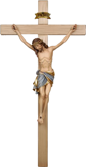 Jesus On The Cross Png Png Black And White - Crocifissi Da Parete (600x600), Png Download