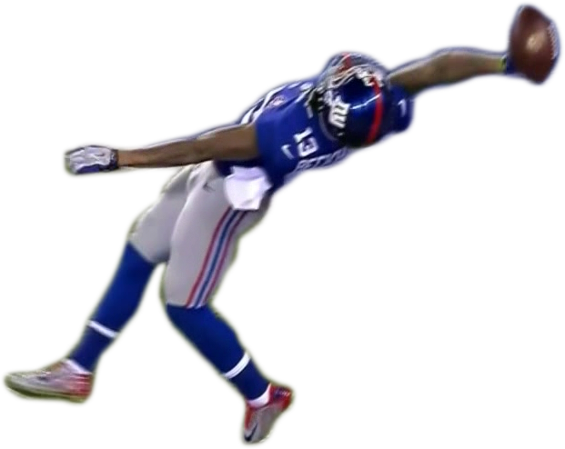 O'dell Beckham Exploded This Week With 104 Yards And - Odell Beckham Jr Transparent (621x494), Png Download