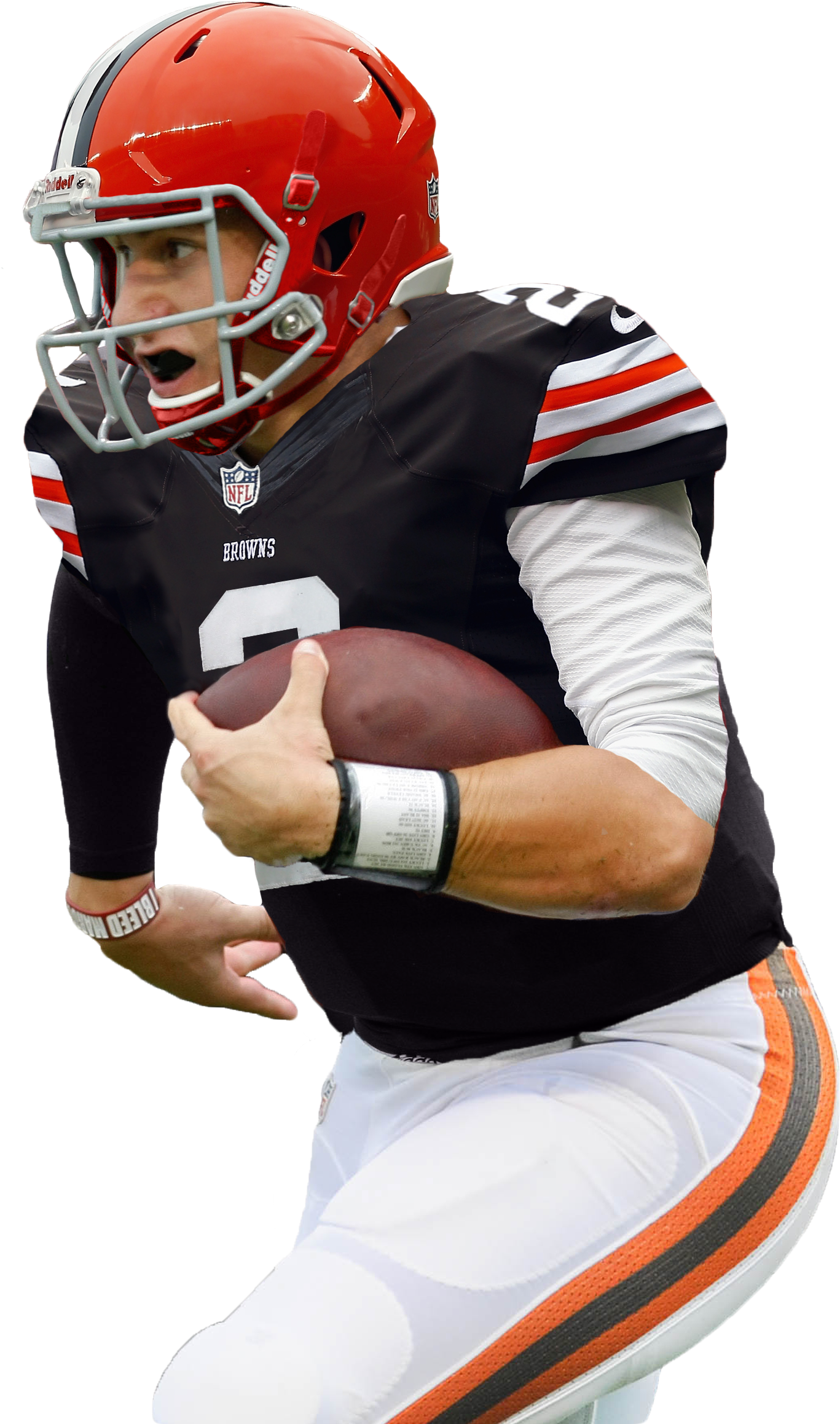 His Favorite Targets Were Odell Beckham Jr 12 Receptions - Johnny Manziel Browns Png (3681x2454), Png Download