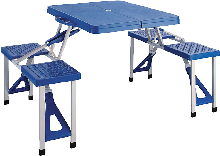 Portable Table And Chairs Best With Picture Of Portable - Outsunny Picnic Garden Folding Portable Party Camping (800x800), Png Download