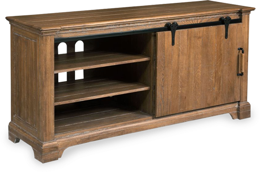 Stone Ridge Collection - Kincaid Stone Ridge Sliding Door Entertainment Console (523x345), Png Download