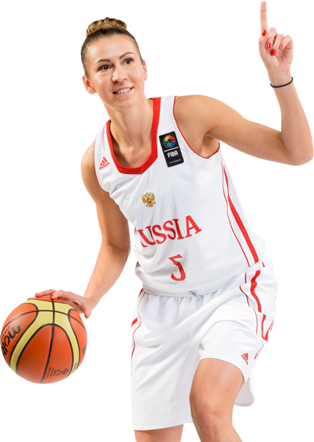 Fiba Basketball, Nba Basketball - Woman Basketball Player Png (442x622), Png Download