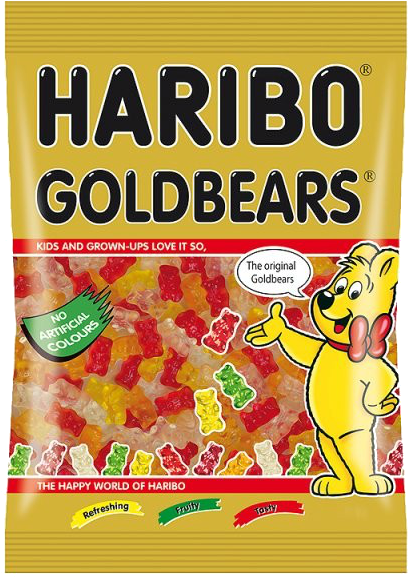 Haribo Goldbears 1kg Bag - Haribo Goldbears (600x600), Png Download