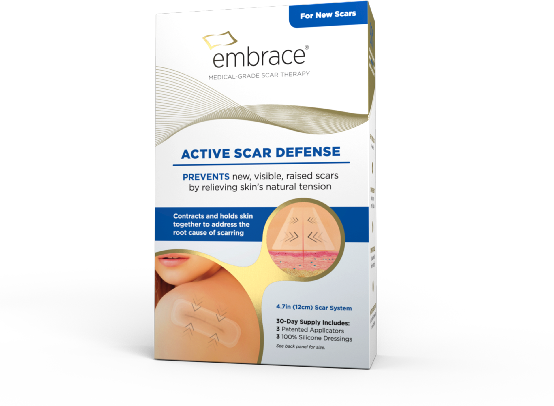 Previous Next - Embrace Active Scar Defense Silicone Scar Sheets Supply (1920x1920), Png Download
