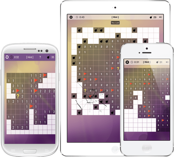 Download Put Your Math And Puzzlesolving Skills To Work Trying Minesweeper Ios Game Full
