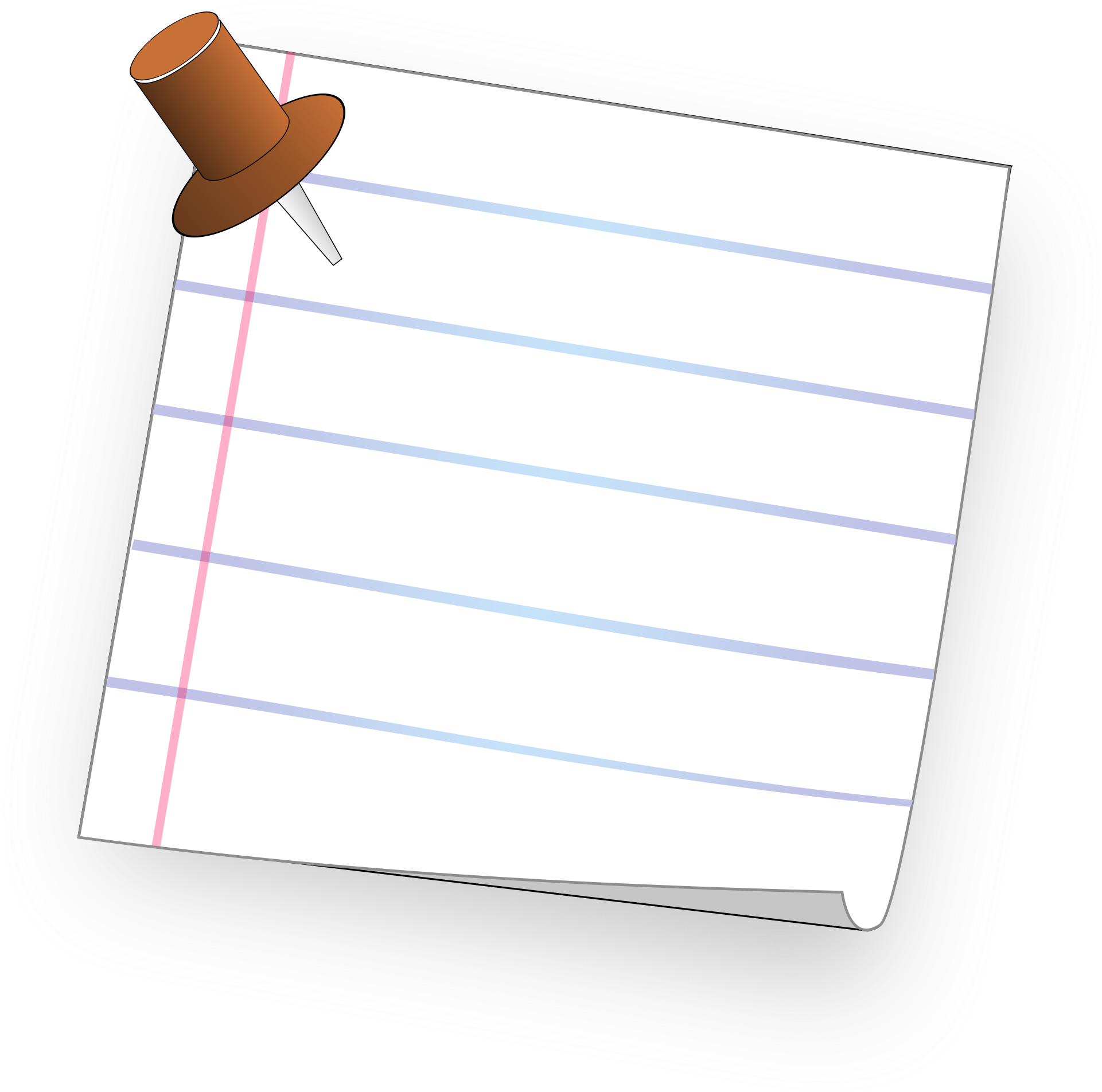 Download Vector Notes Pin Paper Note With A Pin Full Size PNG Image