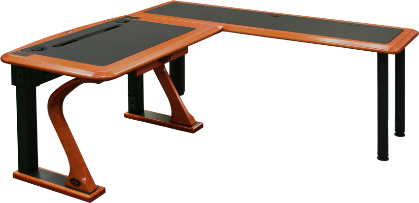 Unique High Quality Computer Desk For Set Apartment - L Shaped Desk Png (850x412), Png Download
