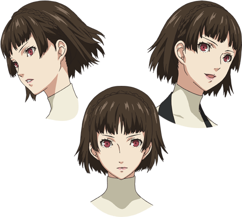 She Maintains Excellent Grades And Good Conduct, While - Makoto Niijima Persona 5 The Animation (500x461), Png Download
