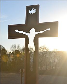 Valentine's Day In - Crucifix (604x347), Png Download