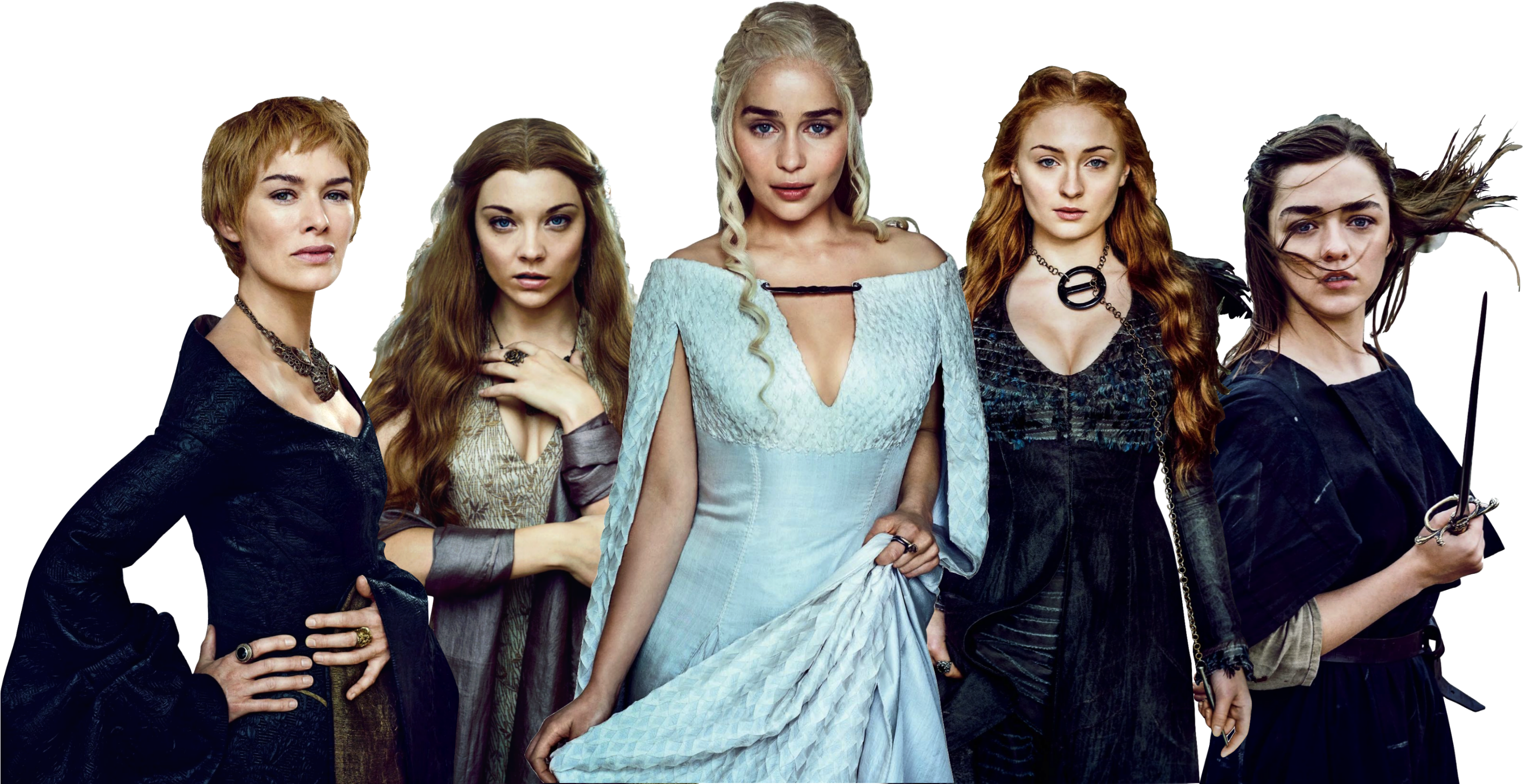 Ladies Of Game Of Thrones Png By (3233x1600), Png Download