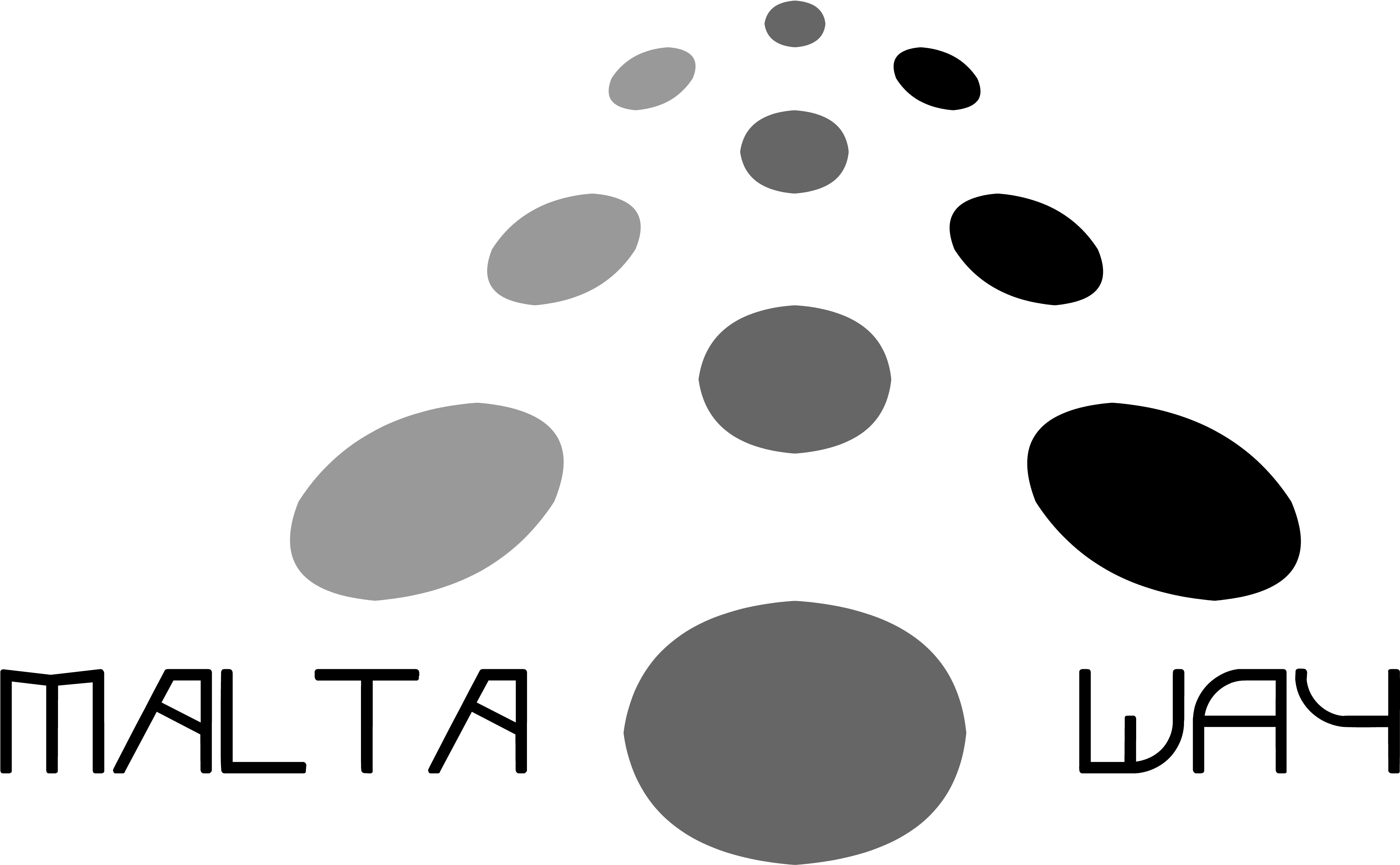 Logo Malta Way - Circle (4130x2836), Png Download