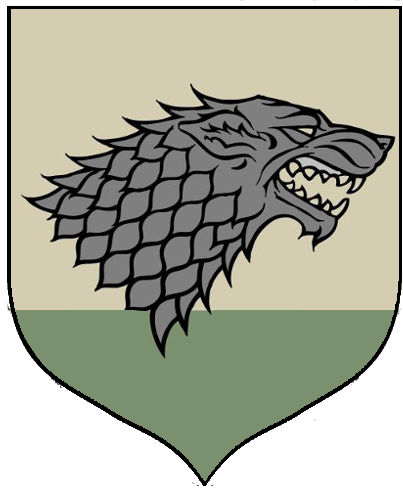 Game Of Thrones Clipart Winter Is Coming - House Stark Png Logo (395x486), Png Download