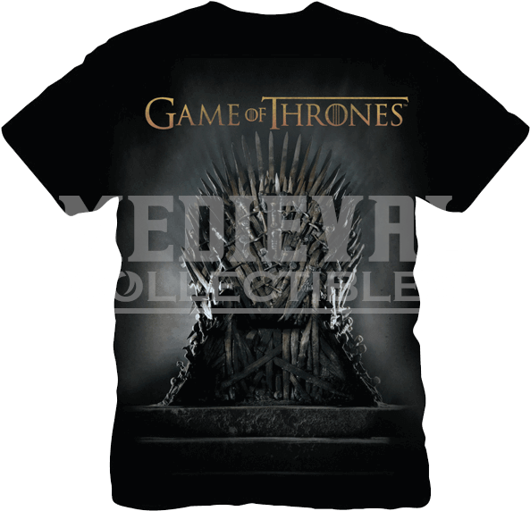 Game Of Thrones Iron Throne T-shirt - Game Of Thrones Iron Throne Tv Series 24x18 Print Poster (600x600), Png Download