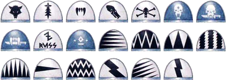 Long Fangs Pack Markings - Long Fangs Symbol (782x294), Png Download