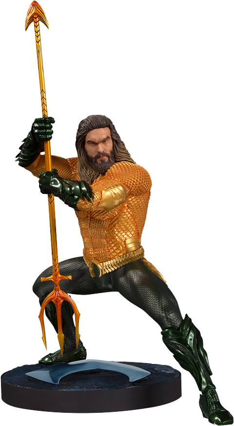 Aquaman Statue - Aquaman Movie Statue (480x872), Png Download